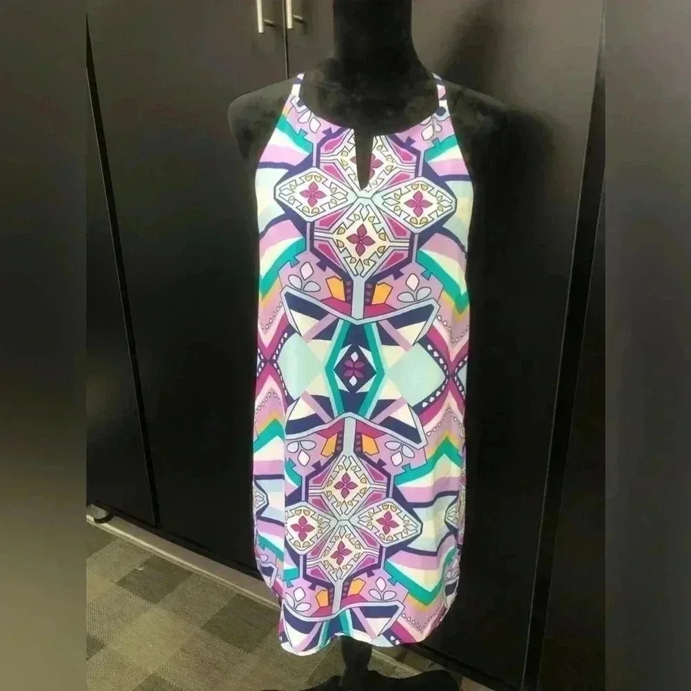 Annie Griffin Silk Elegant, Y Back, round neck V-cut,lined,back zipper